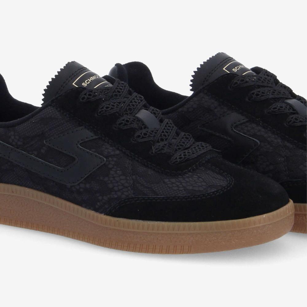 SHEFFIELD JOGGER W - DENTELLE/SUEDE - BLACK SHEFFIELD JOGGER W - DENTELLE/SUEDE - BLACK