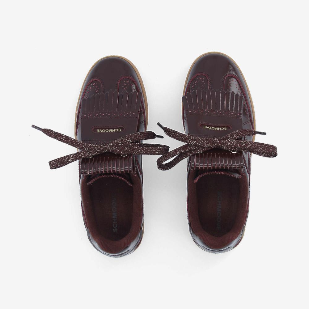 SHEFFIELD GOLF W - LACQUER LEATHER - BORDEAUX
