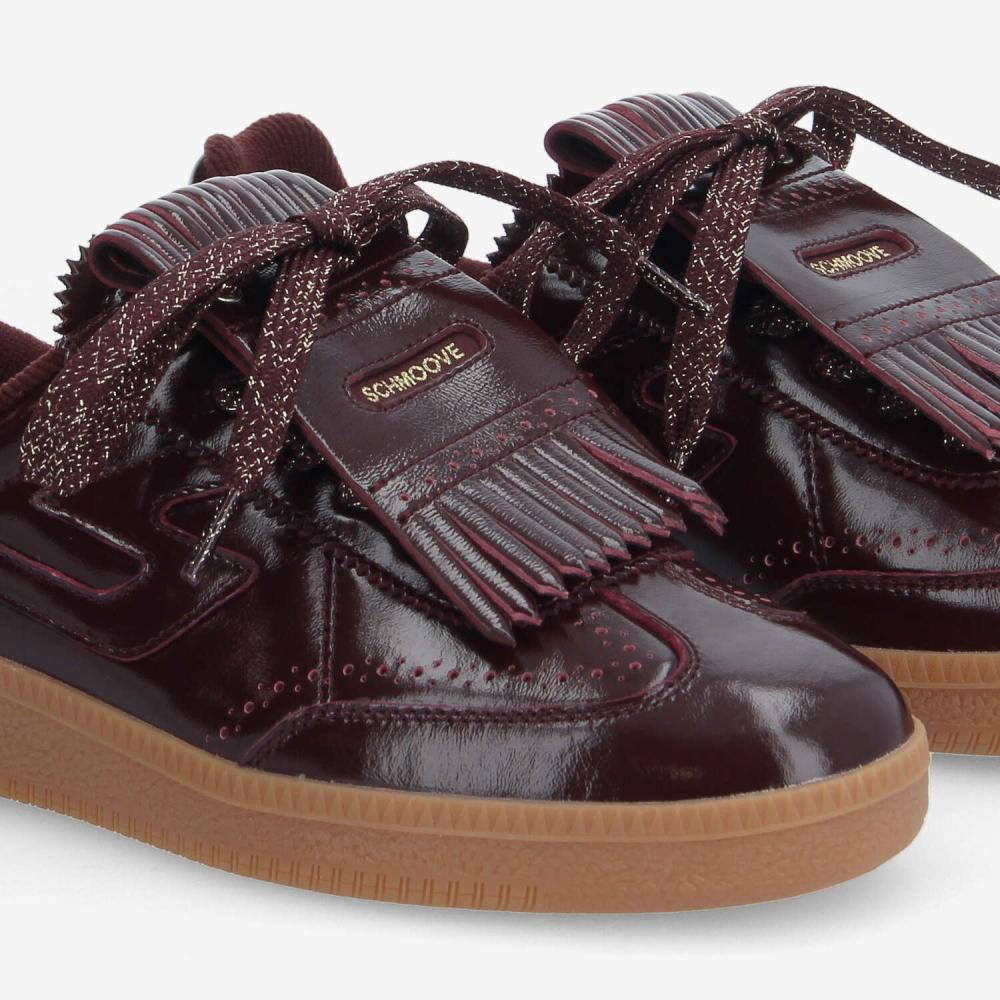 SHEFFIELD GOLF W - LACQUER LEATHER - BORDEAUX