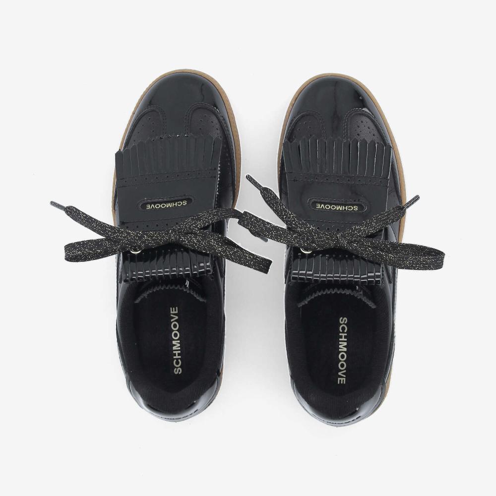 SHEFFIELD GOLF W - NAPPA/PATENT - BLACK