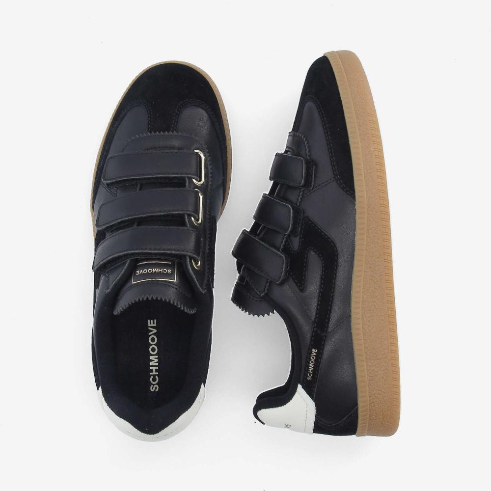 SHEFFIELD STRAPS W - NAPPA/SUEDE - BLACK SHEFFIELD STRAPS W - NAPPA/SUEDE - BLACK