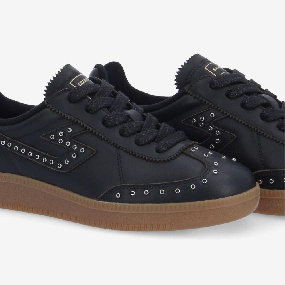 SHEFFIELD STUDS W - NAPPA/STUDS - BLACK/SILVER SHEFFIELD STUDS W - NAPPA/STUDS - BLACK/SILVER
