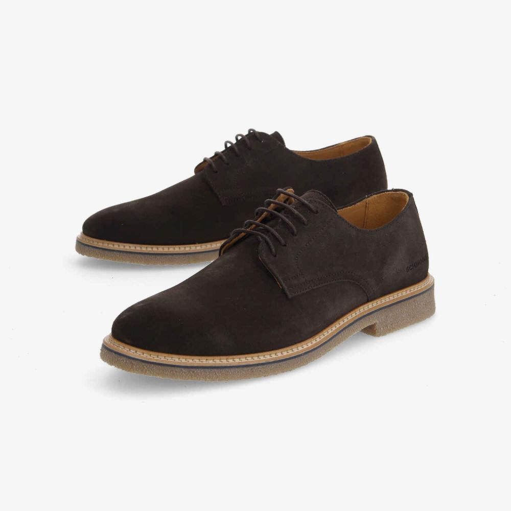DUBLIN DERBY M - SUEDE - DARK BROWN DUBLIN DERBY M - SUEDE - DARK BROWN