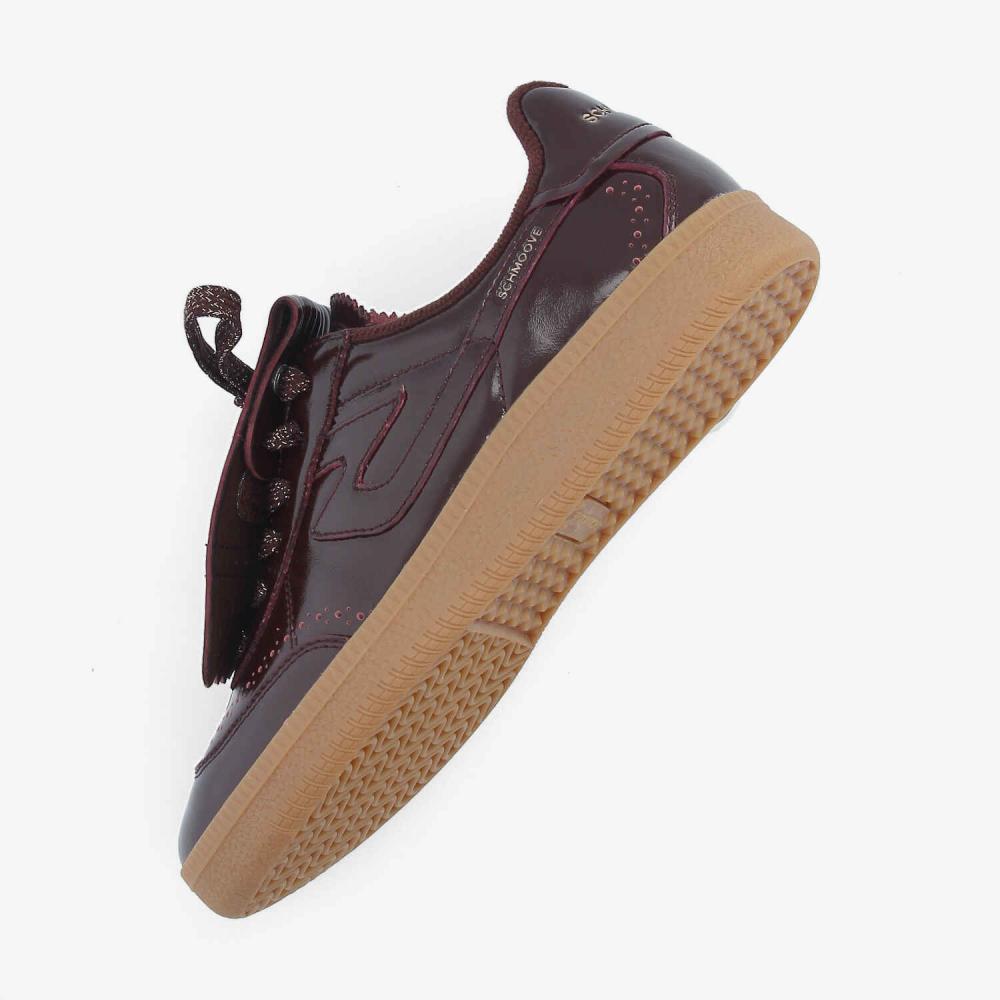 SHEFFIELD GOLF W - LACQUER LEATHER - BORDEAUX