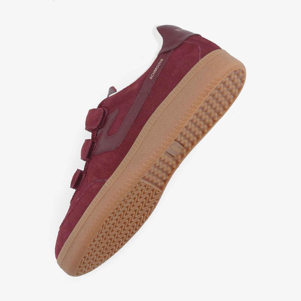 SHEFFIELD STRAPS W - SUEDE/NAPPA - BURGUNDY SHEFFIELD STRAPS W - SUEDE/NAPPA - BURGUNDY