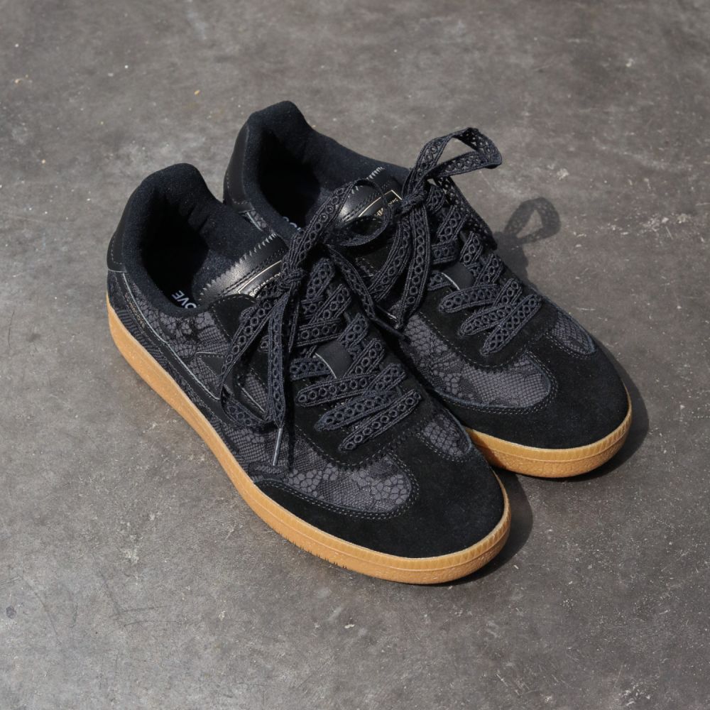 SHEFFIELD JOGGER W - DENTELLE/SUEDE - BLACK SHEFFIELD JOGGER W - DENTELLE/SUEDE - BLACK