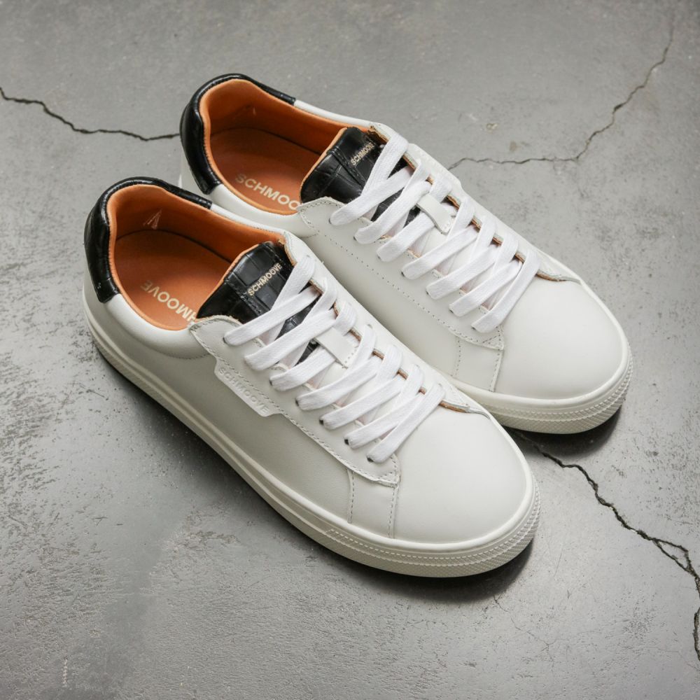 SPARKLE SNEAKER W - NAPPA/KROCO - WHITE/BLACK SPARKLE SNEAKER W - NAPPA/KROCO - WHITE/BLACK