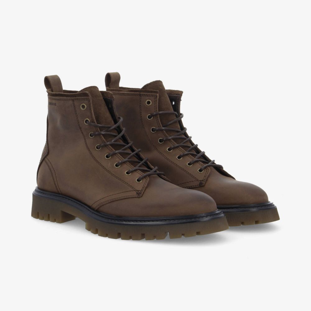 COMBAT BOOTS M - BUARQ - BROWN
