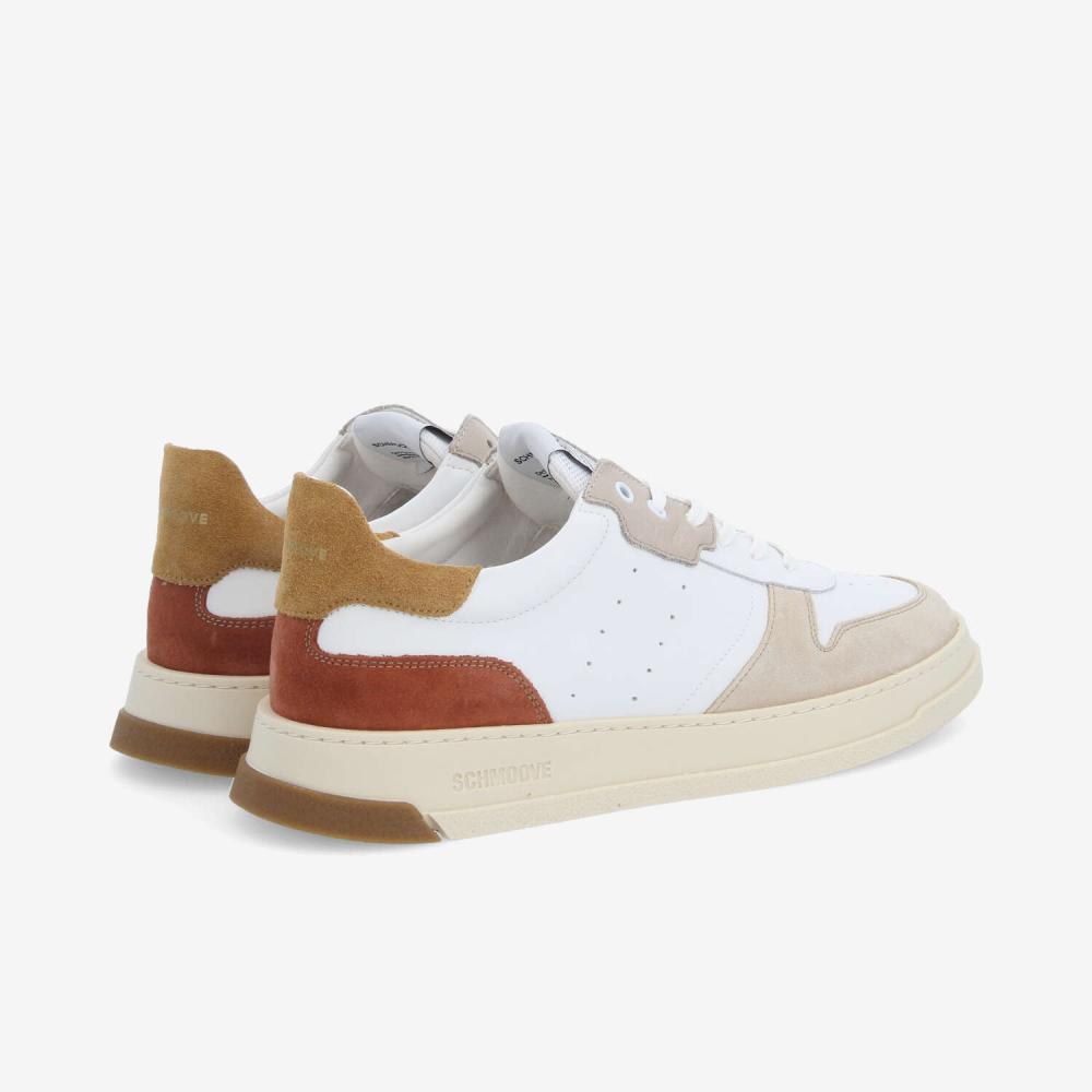 ORDER SNEAKER M - NAP/SUEDE/MESH - BLANC/MARRON