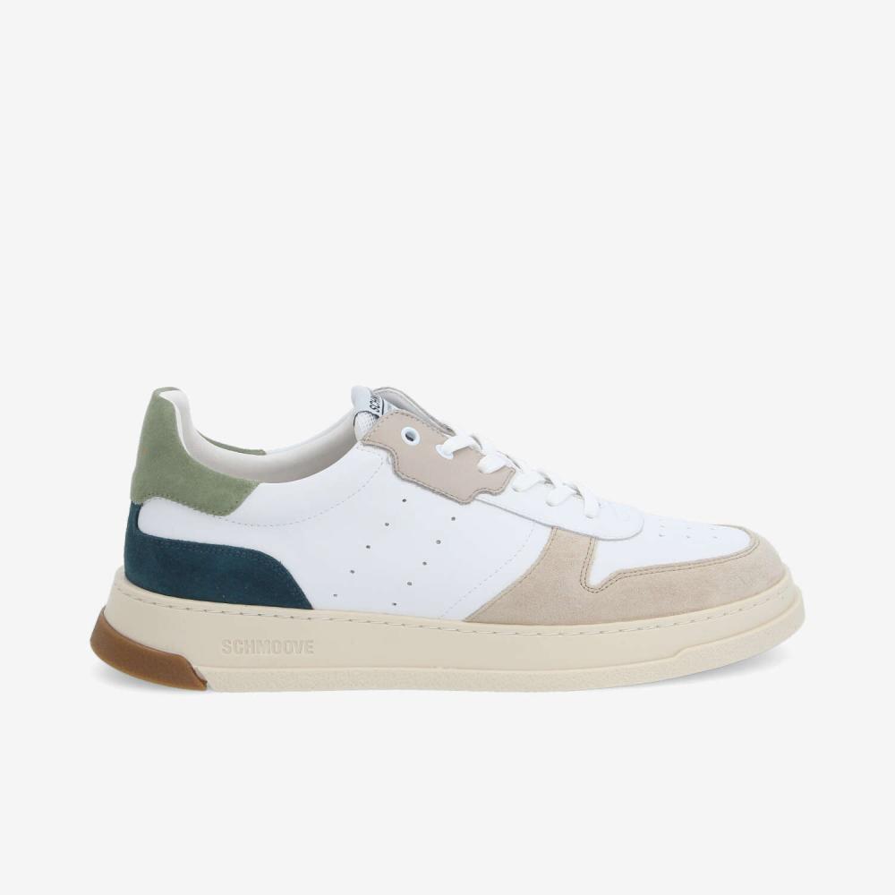 ORDER SNEAKER M - NAP/SUEDE/MESH - BLANC/VERT