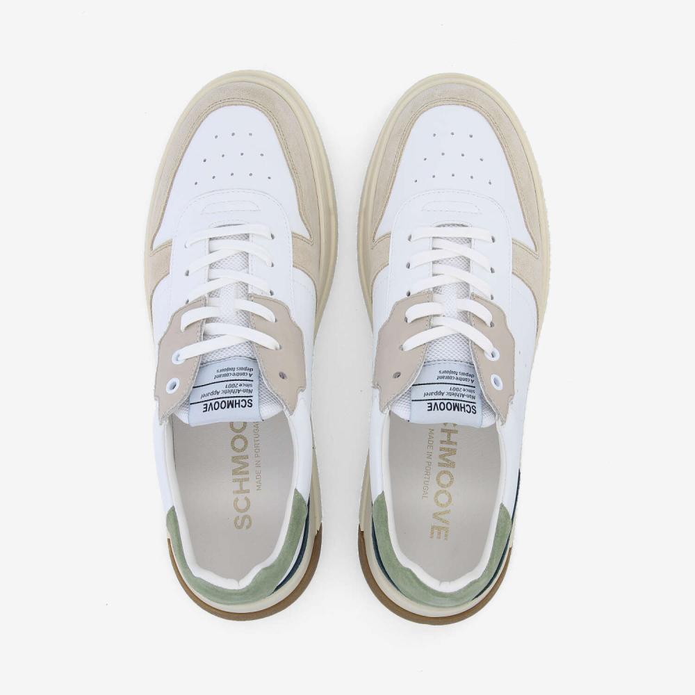 ORDER SNEAKER M - NAP/SUEDE/MESH - BLANC/VERT