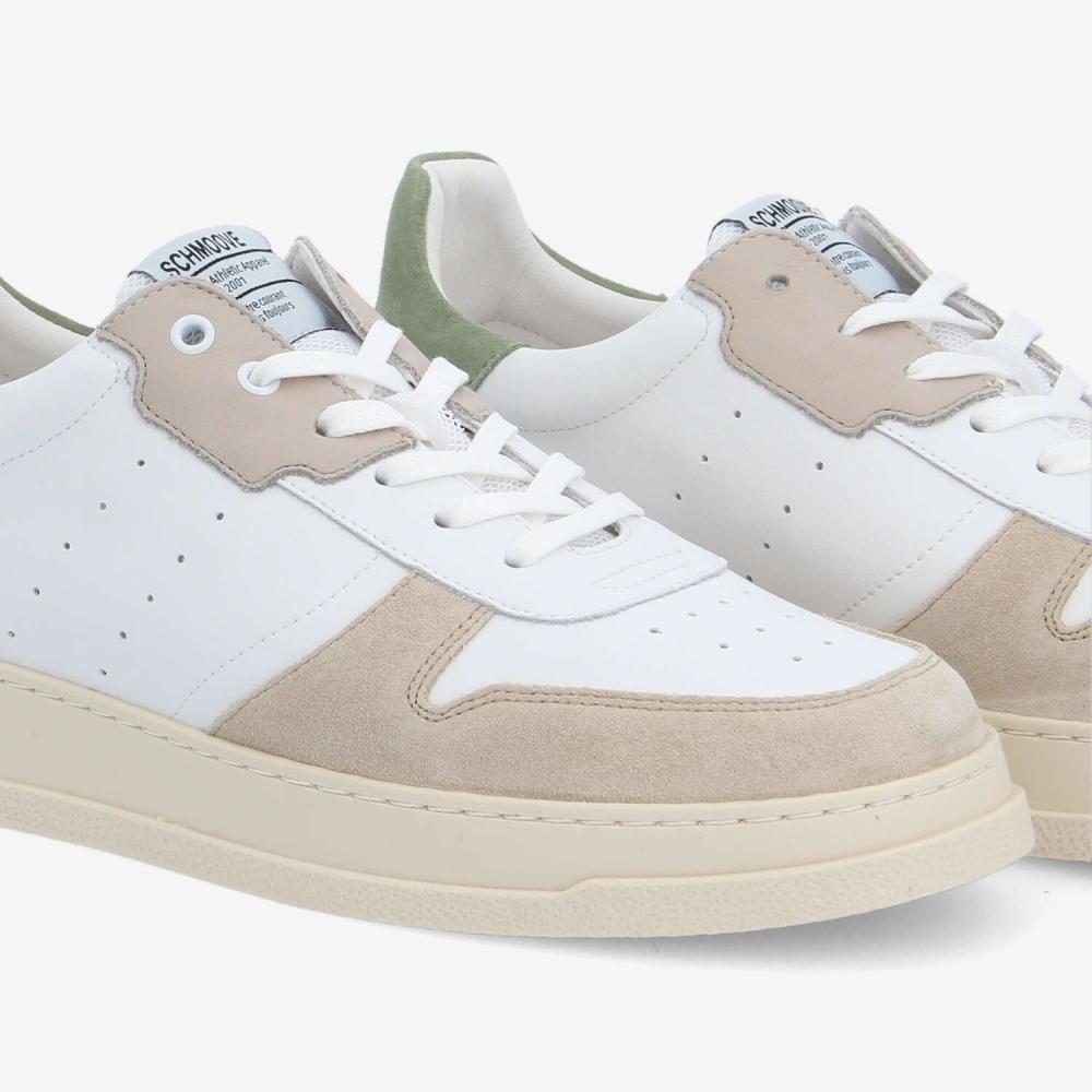 ORDER SNEAKER M - NAP/SUEDE/MESH - WHITE/GREEN