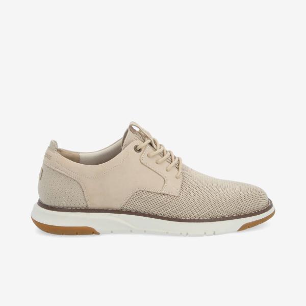 ECHO II DERBY M - KNIT/NUBUCK - BEIGE