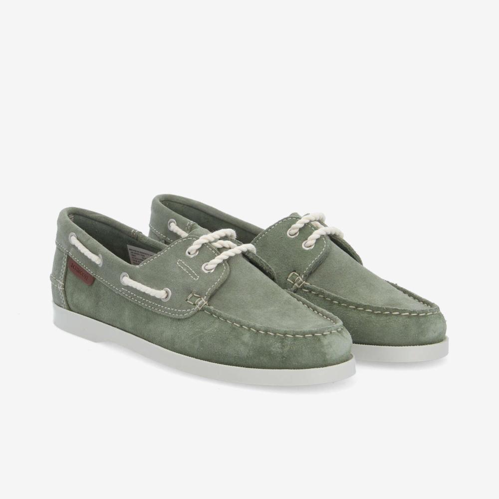 SHORE BOAT M - SUEDE - VERT
