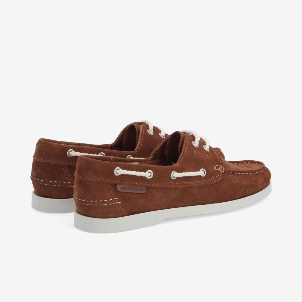 SHORE BOAT M - SUEDE - MARRON