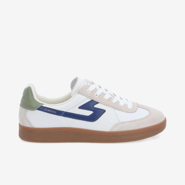 SHEFFIELD JOGGER M - NAPPA/SUEDE/NAP - BLANC/BLANC CASSÉ/BLEU MARINE