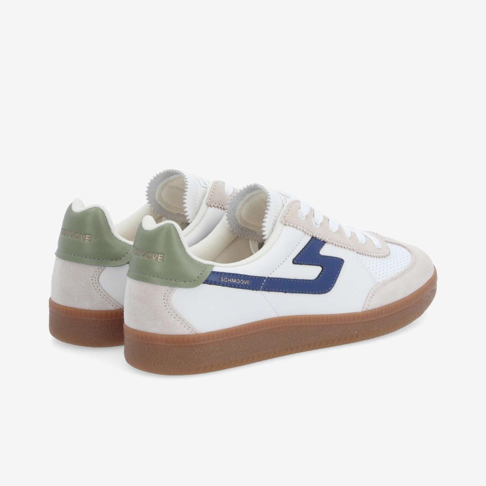 SHEFFIELD JOGGER M - NAPPA/SUEDE/NAP - BLANC/BLANC CASSÉ/BLEU MARINE