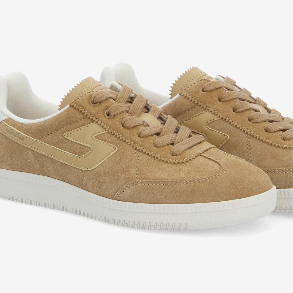 SHEFFIELD JOGGER M - SUEDE/NAPPA - SABLE/BLANC CASSÉ