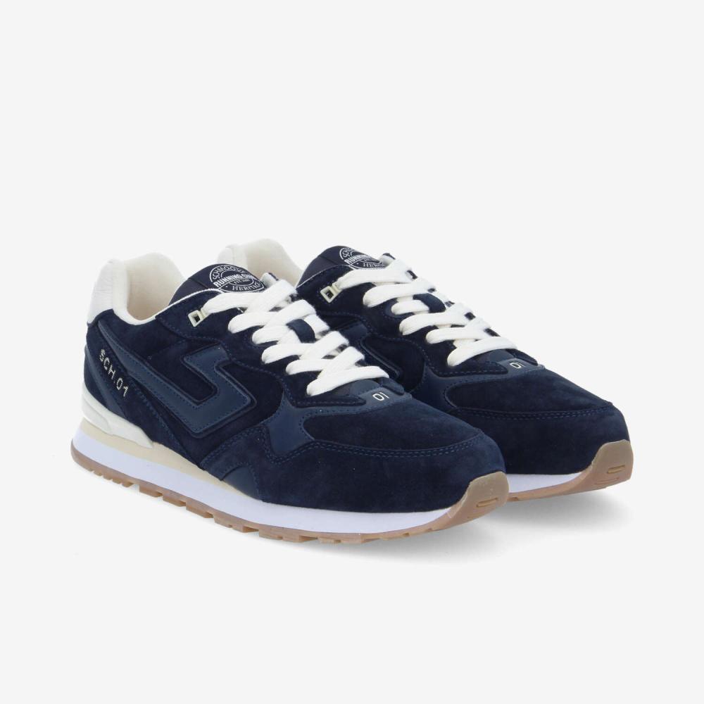 CAPE CODE RUNNER M - SUEDE/NAPPA - BLEU MARINE