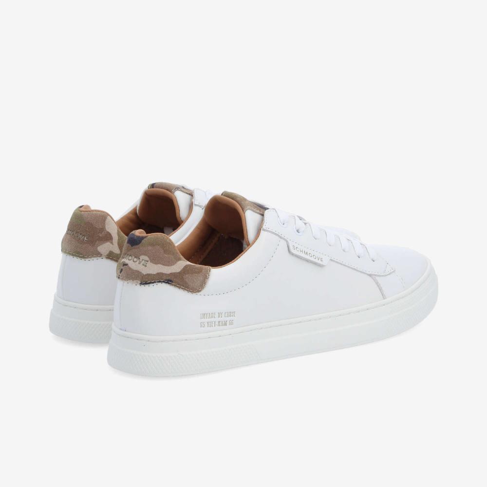 SPARKLE SNEAKER M - NAPPA/CAMO - BLANC/KAKI