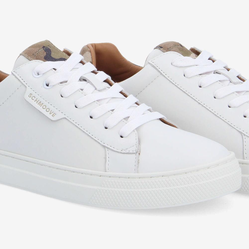 SPARKLE SNEAKER M - NAPPA/CAMO - WHITE/KHAKI