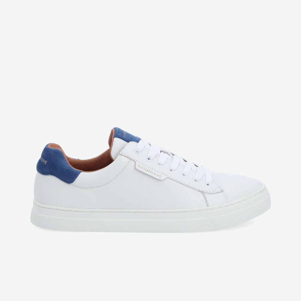 SPARKLE SNEAKER M - NAPPA/SUEDE - BLANC/BLEU