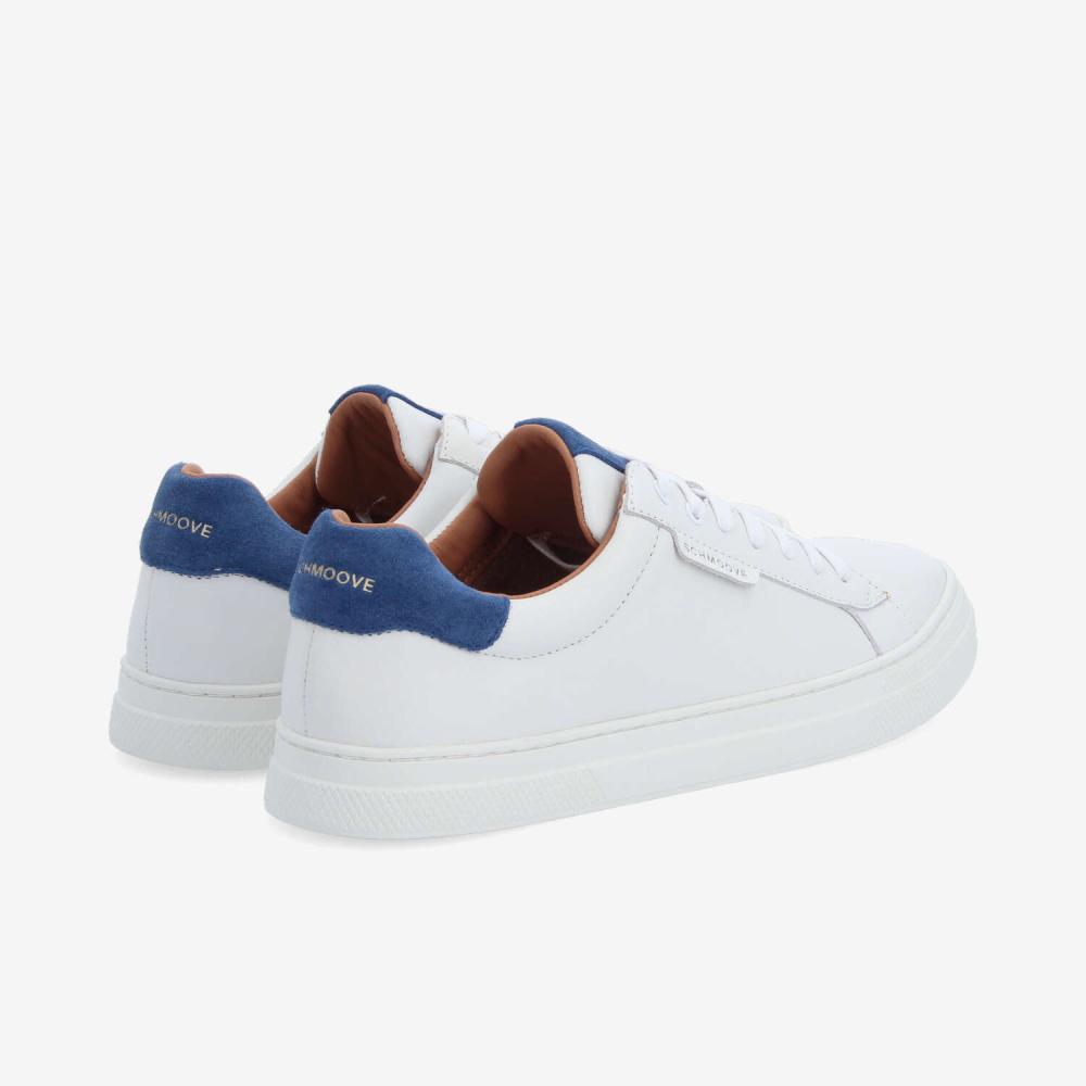 SPARKLE SNEAKER M - NAPPA/SUEDE - BLANC/BLEU
