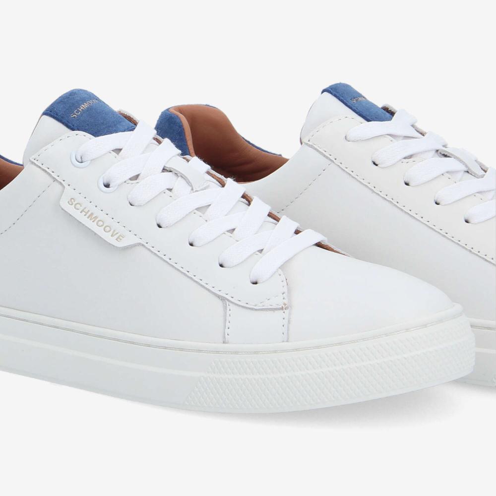 SPARKLE SNEAKER M - NAPPA/SUEDE - BLANC/BLEU