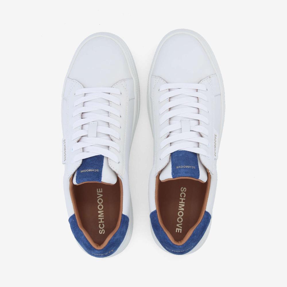 SPARKLE SNEAKER M - NAPPA/SUEDE - WHITE/BLUE