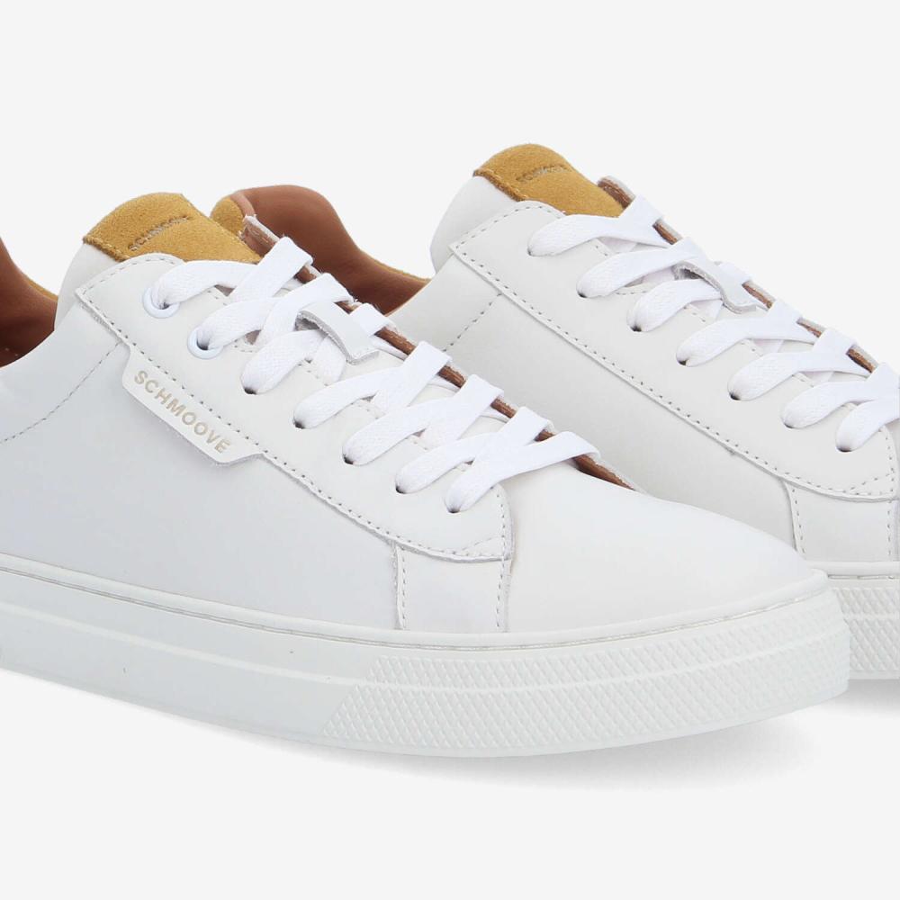 SPARKLE SNEAKER M - NAPPA/SUEDE - BLANC/JAUNE