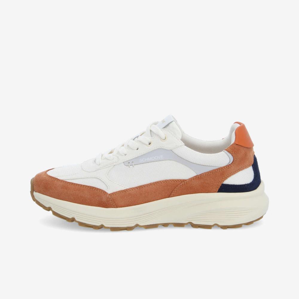 DUSK RUNNER M - KNIT/SUEDE - BLANC CASSÉ/MARRON