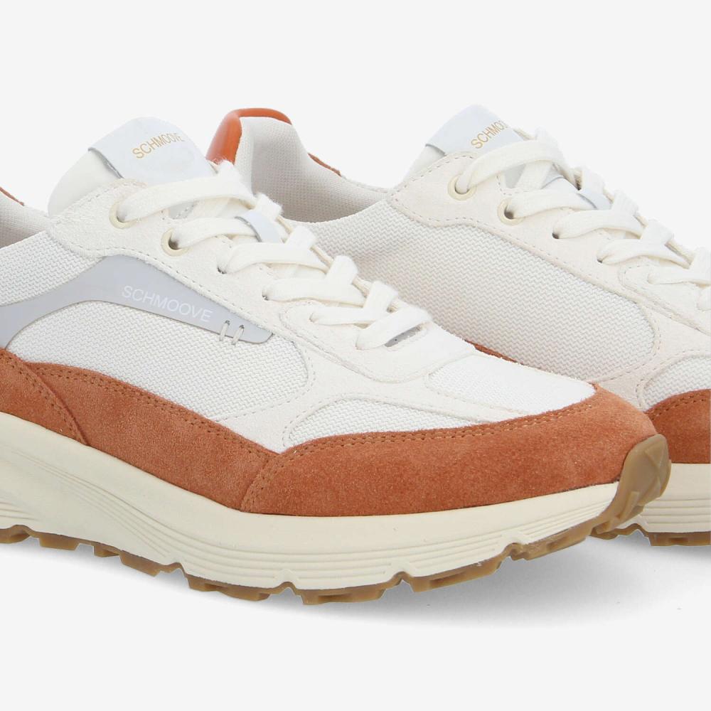 DUSK RUNNER M - KNIT/SUEDE - BLANC CASSÉ/MARRON