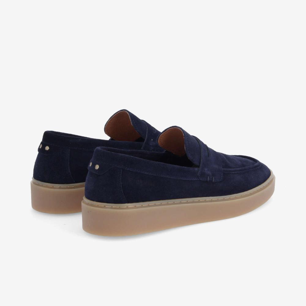 LOAFLY MOC M - SUEDE - NAVY