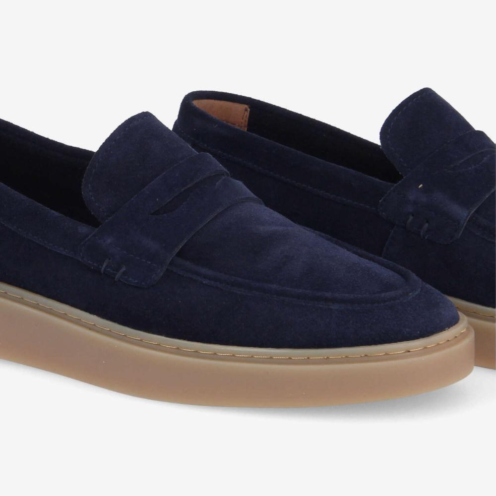 LOAFLY MOC M - SUEDE - NAVY