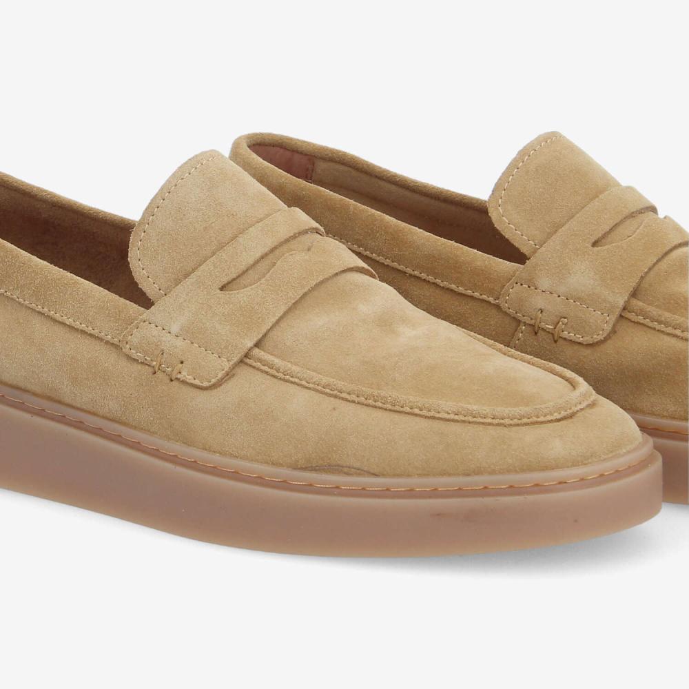 LOAFLY MOC M - SUEDE - CAMEL