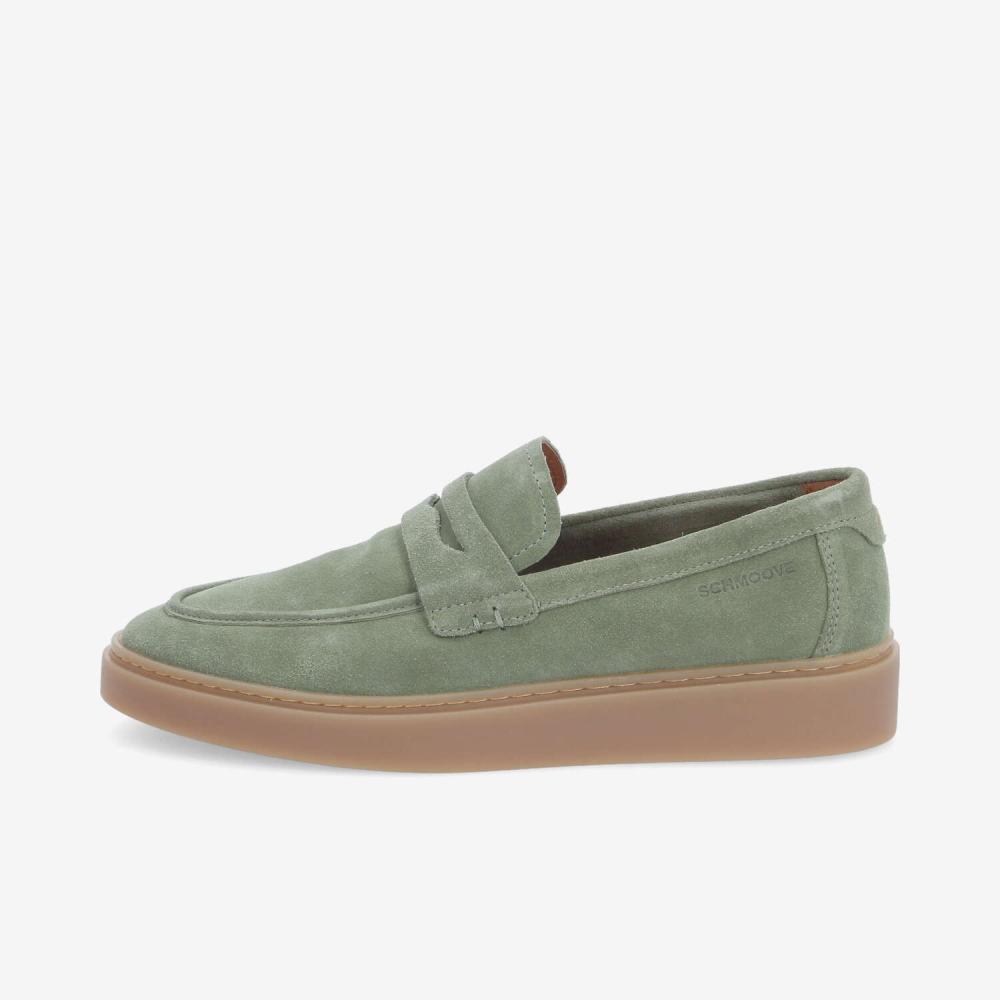 LOAFLY MOC M - SUEDE - GREEN