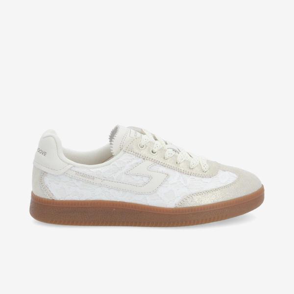 SHEFFIELD JOGGER W - LACE/CRYSTAL/NA - BLANC/OR/BEIGE