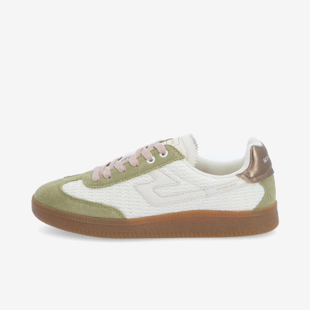 SHEFFIELD JOGGER W - ZOE/SDE/G.METAL - BLANC CASSÉ/VERT/BRONZE