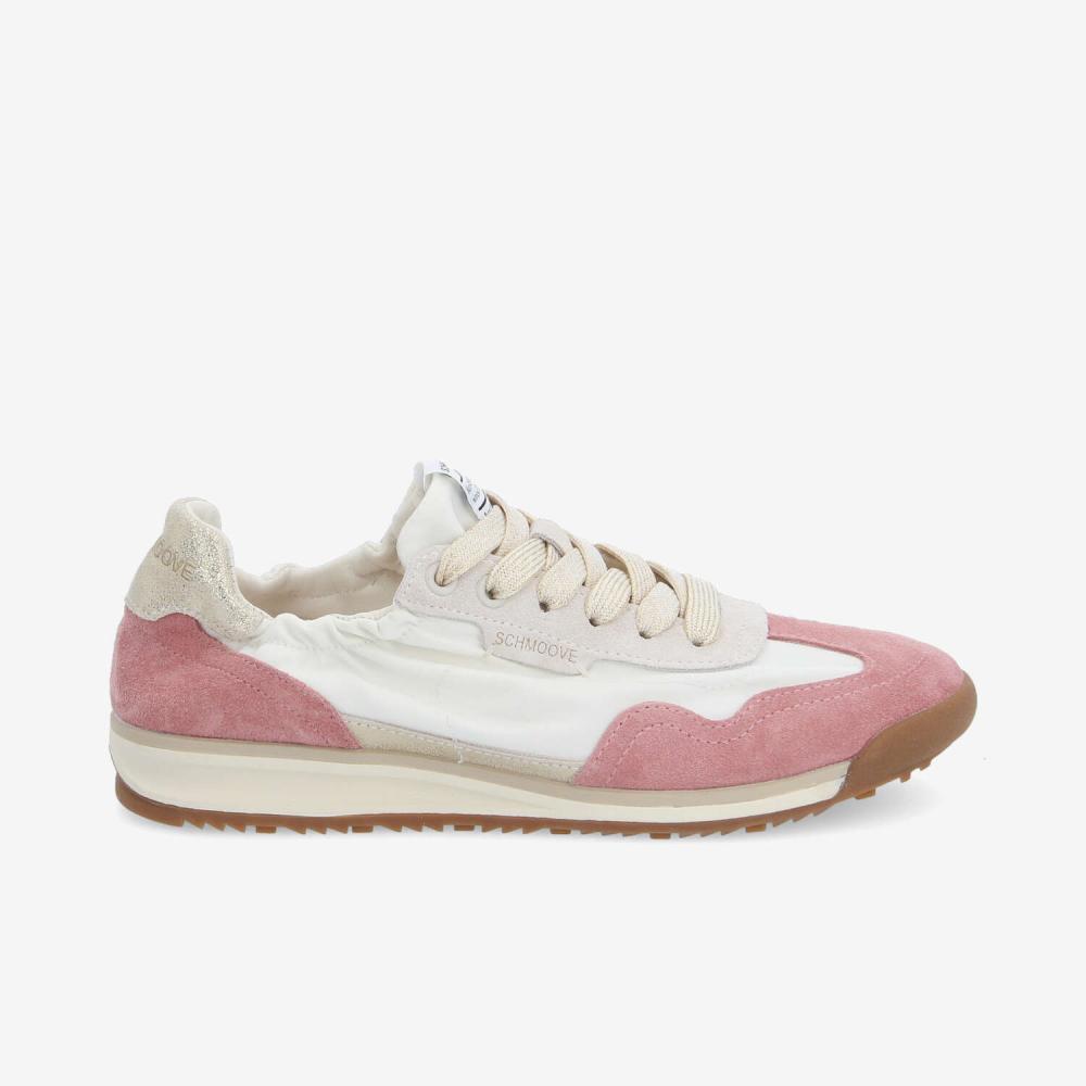 CAMDEN SNEAKER W - NYL/SDE/CRYSTAL - OFF WHITE/PINK/GOLD