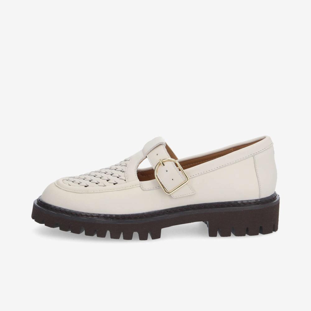 MYSEN BABIES W - NAPPA/WOVEN - BEIGE