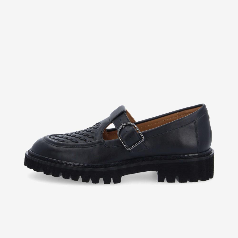 MYSEN BABIES W - NAPPA/WOVEN - NOIR