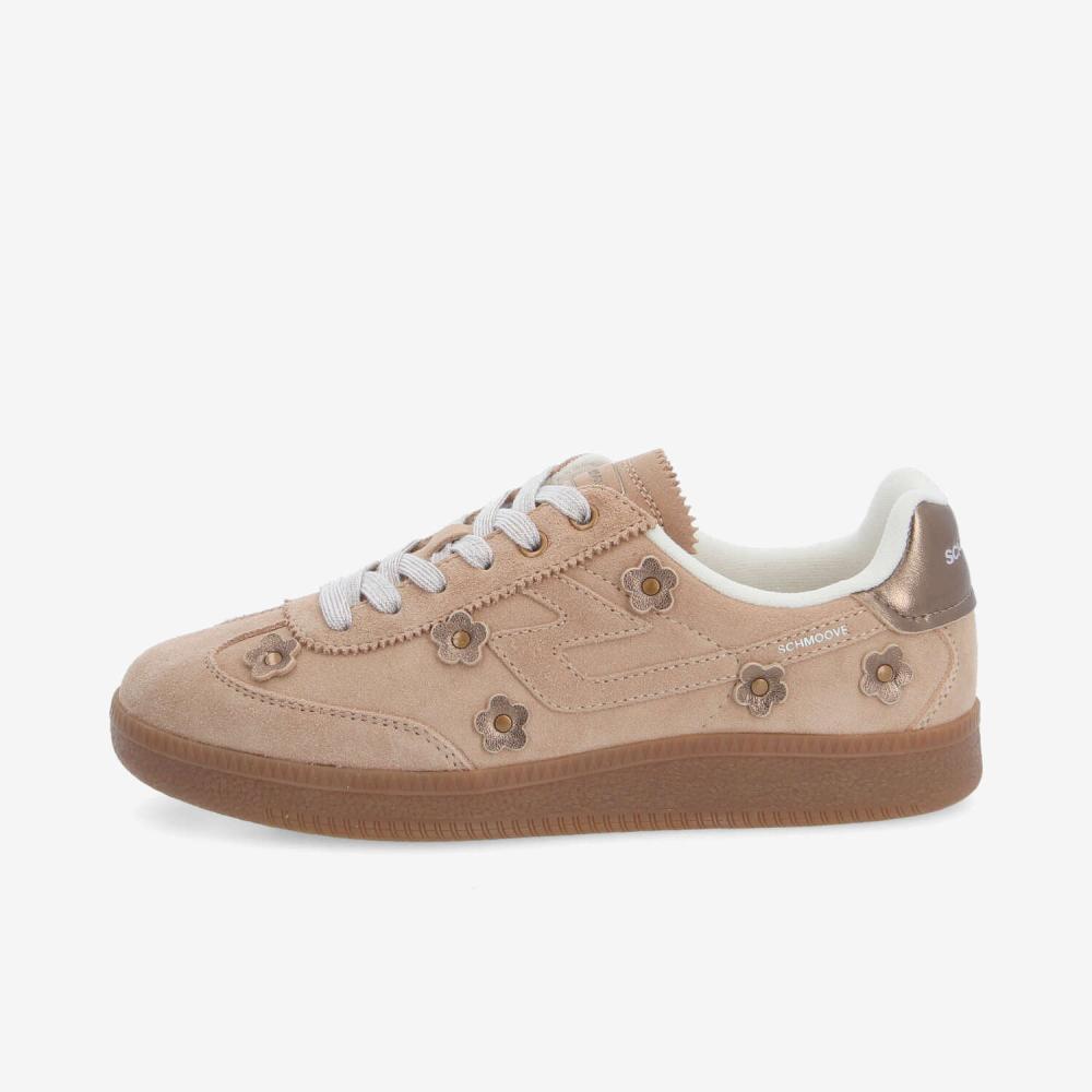 SHEFFIELD FLOWER W - SUEDE/FLOWER - BEIGE/BRONZE