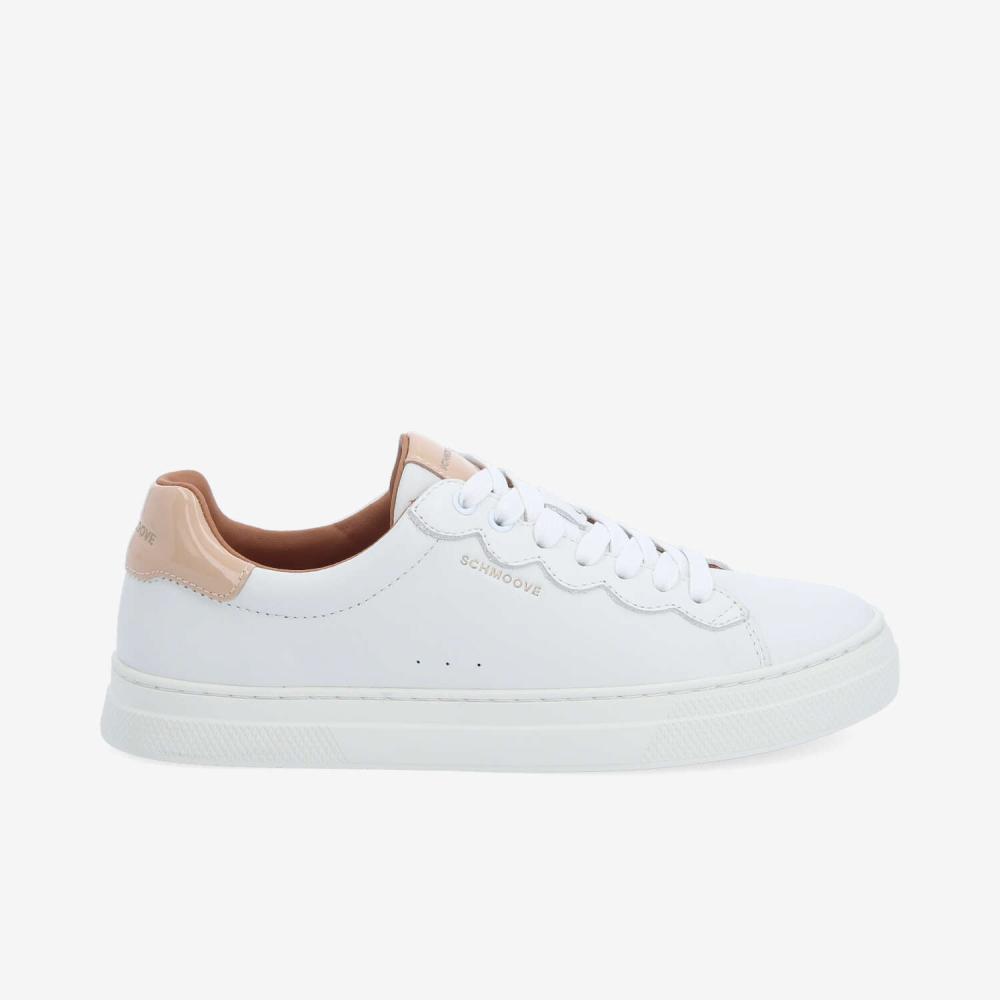 SPARKLE WAVE W - NAPPA/PATENT - WHITE/BEIGE