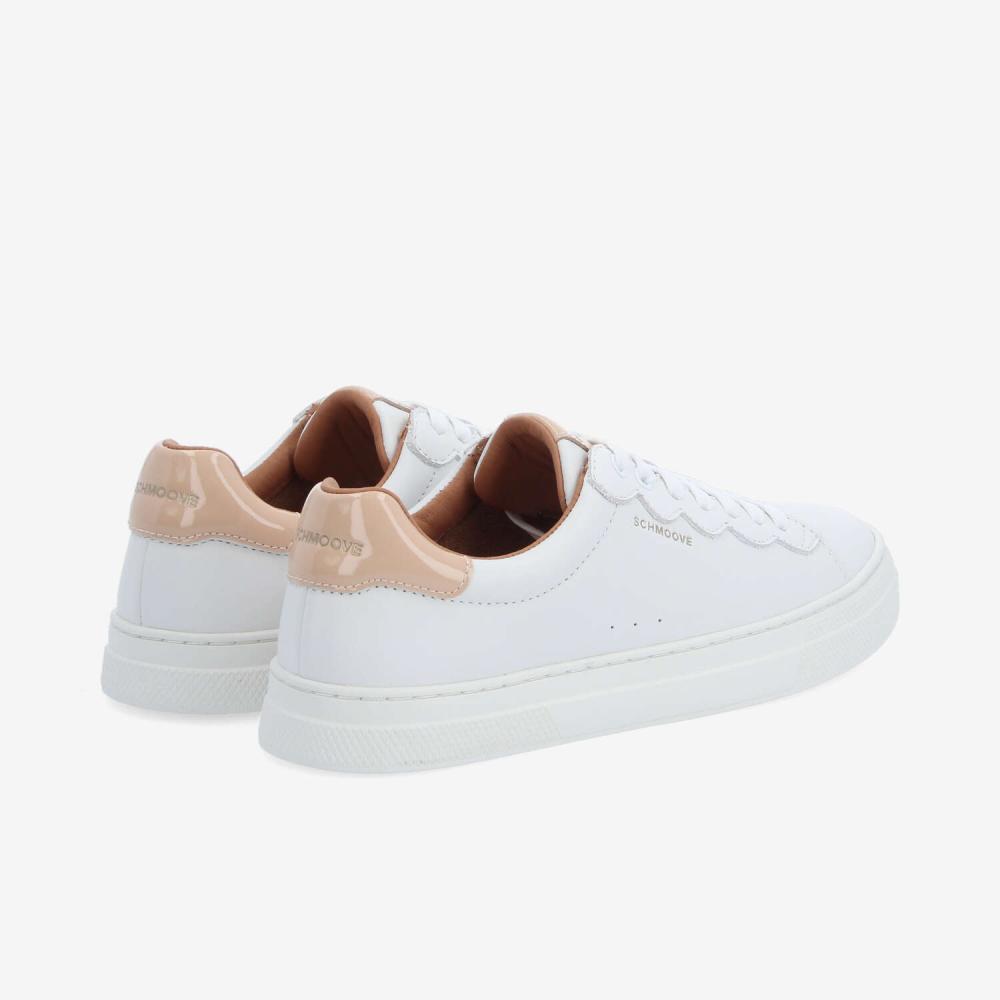 SPARKLE WAVE W - NAPPA/PATENT - WHITE/BEIGE