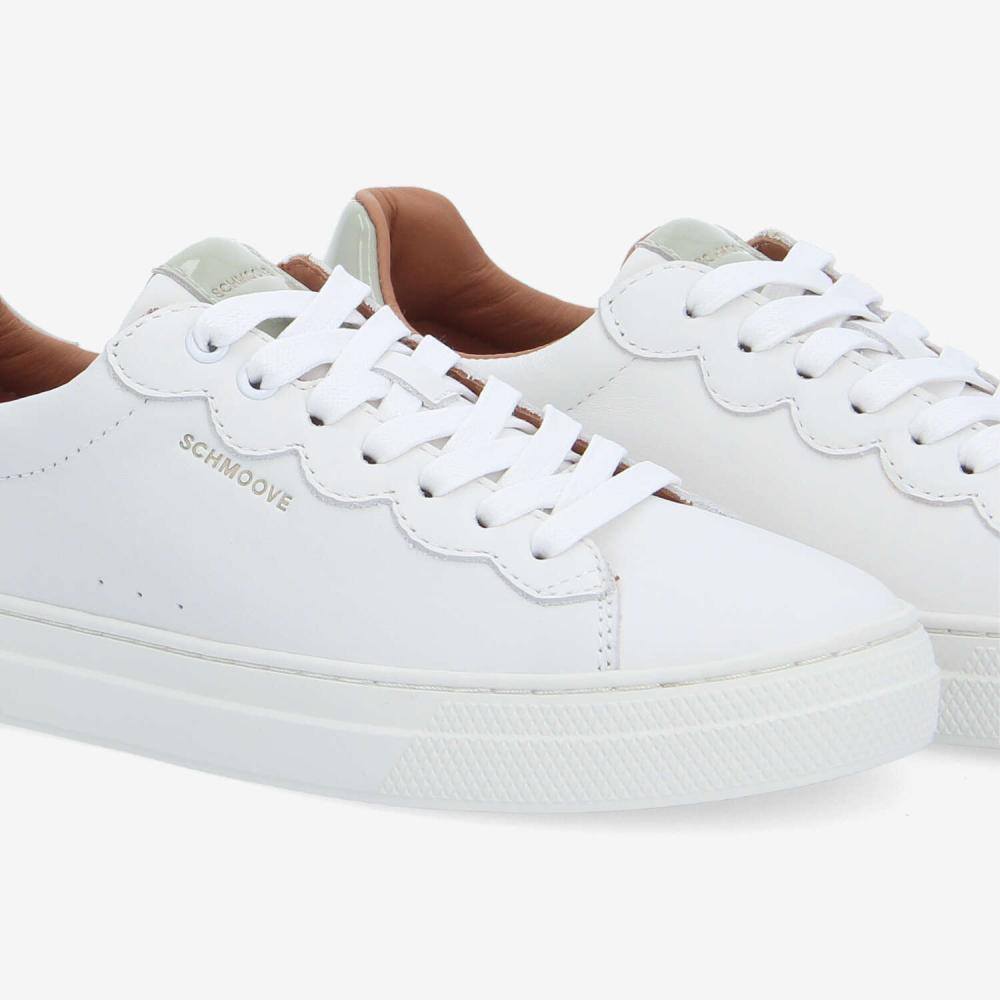 SPARKLE WAVE W - NAPPA/PATENT - WHITE/GREEN