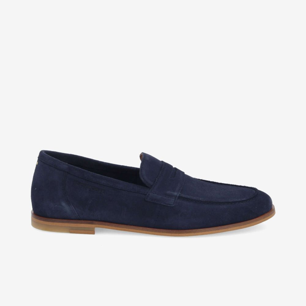SMART MOC M - SUEDE LEATHER - NAVY