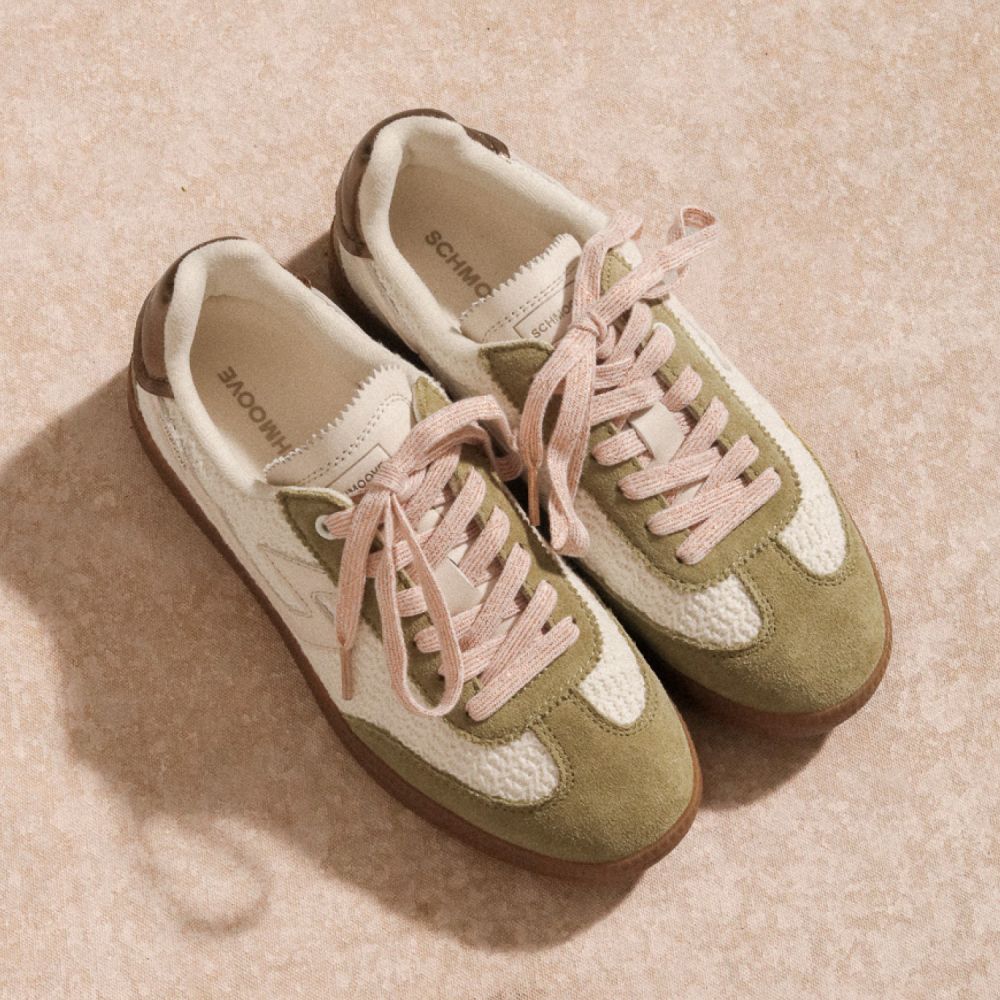 SHEFFIELD JOGGER W - ZOE/SDE/G.METAL - BLANC CASSÉ/VERT/BRONZE