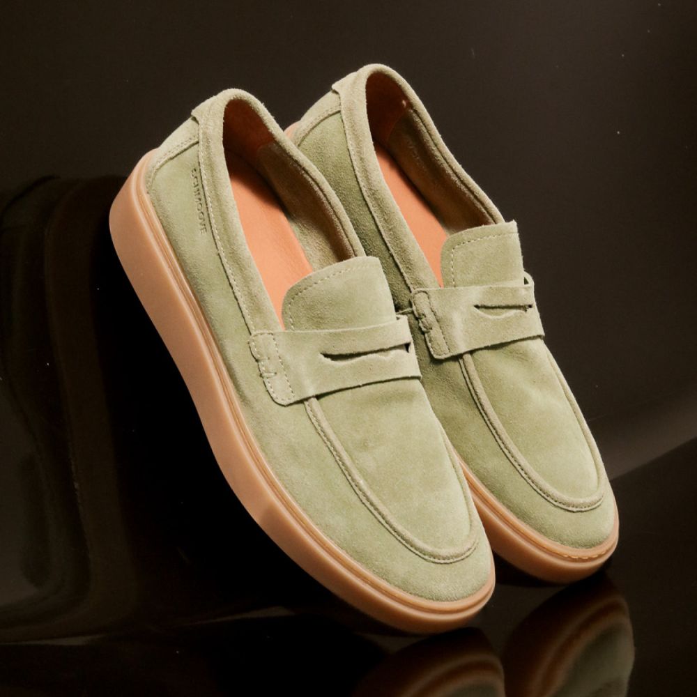 LOAFLY MOC M - SUEDE - VERT