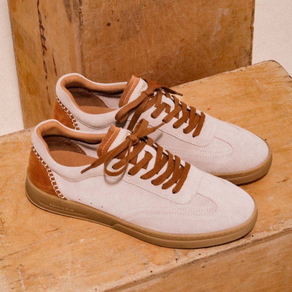 SAN MARINO SNEAKER M - SUEDE/SUEDE - OFF WHITE/BROWN