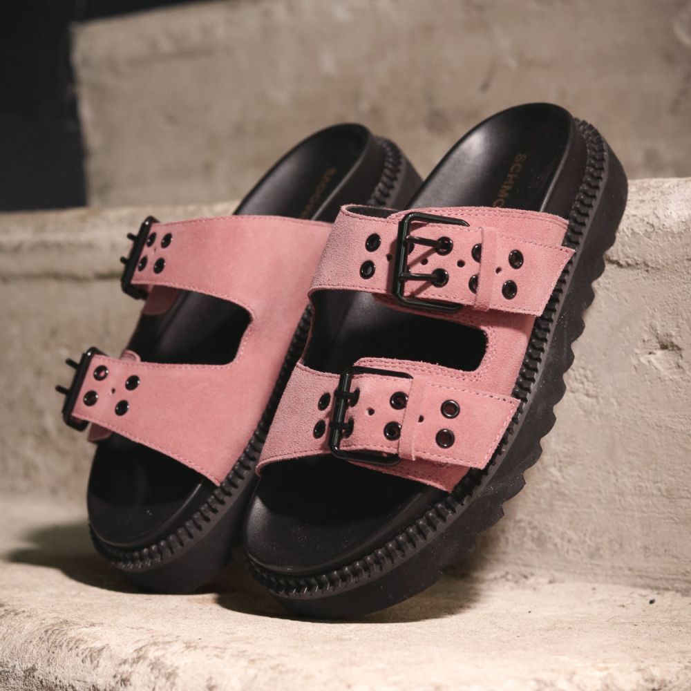 STELLA BUCKLE W - SUEDE - PINK